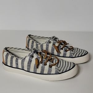 Sperry Seacoast Striped,  Laced Sneakers